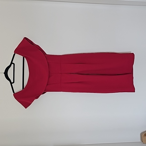 Dynamite Red Off-Shoulder Dress - Picture 2 of 4
